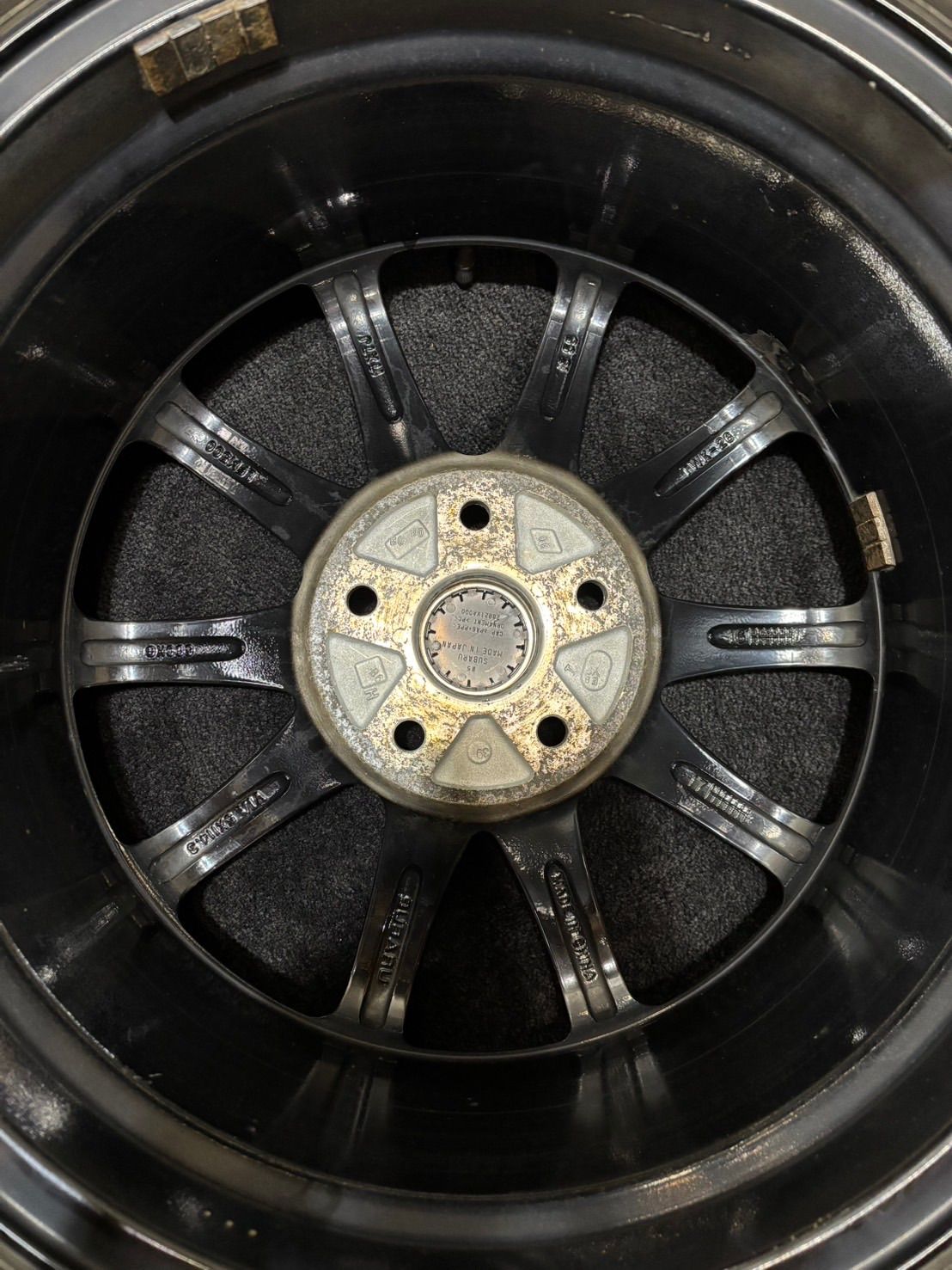 ☆215/50R17 BRIDGESTONE/VRX3 23年製 スバル 純正 OP SAA 17インチ 7J