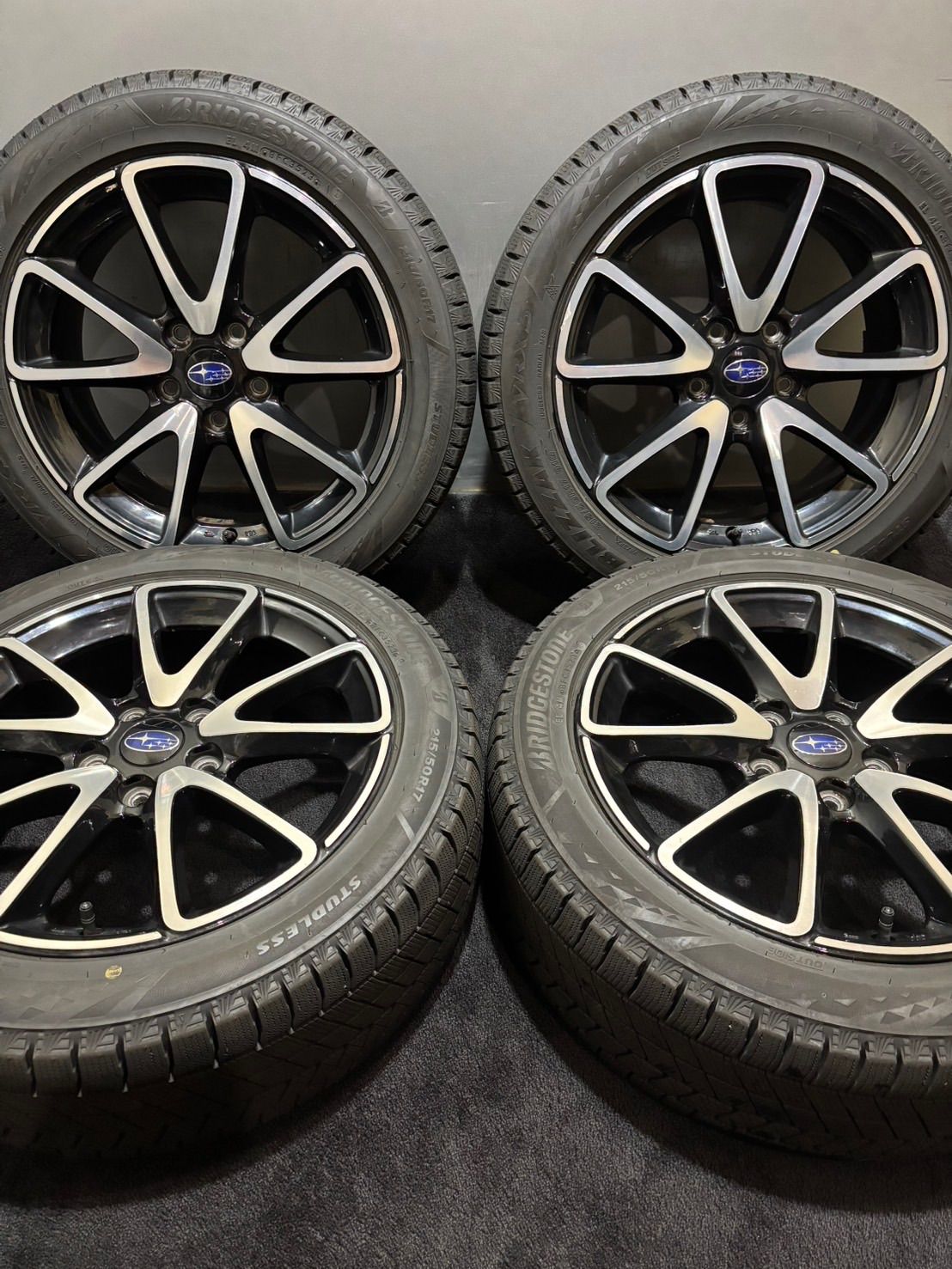 ☆215/50R17 BRIDGESTONE/VRX3 23年製 スバル 純正 OP SAA 17インチ 7J