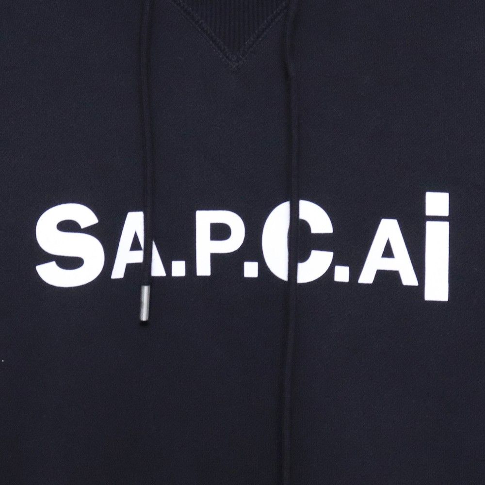 SACAI × A.P.C HOODIE TAIYO Mサイズ ブラック 24213-1-91082 - メルカリ