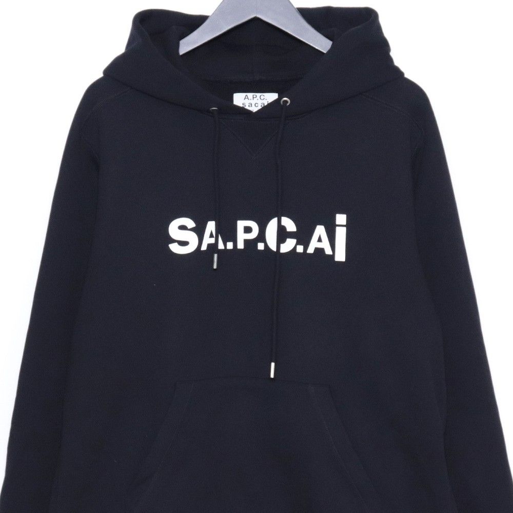 SACAI × A.P.C HOODIE TAIYO Mサイズ ブラック 24213-1-91082 - メルカリ