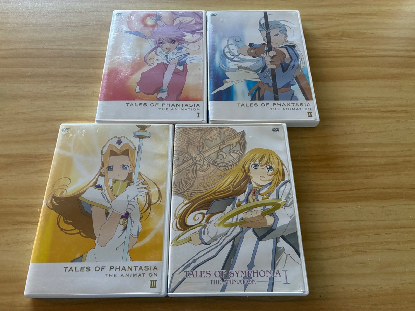 中古］TALES OF PHANTASIA THE ANIMATION Ⅰ-Ⅲ + TALES OF SYMPHONIA