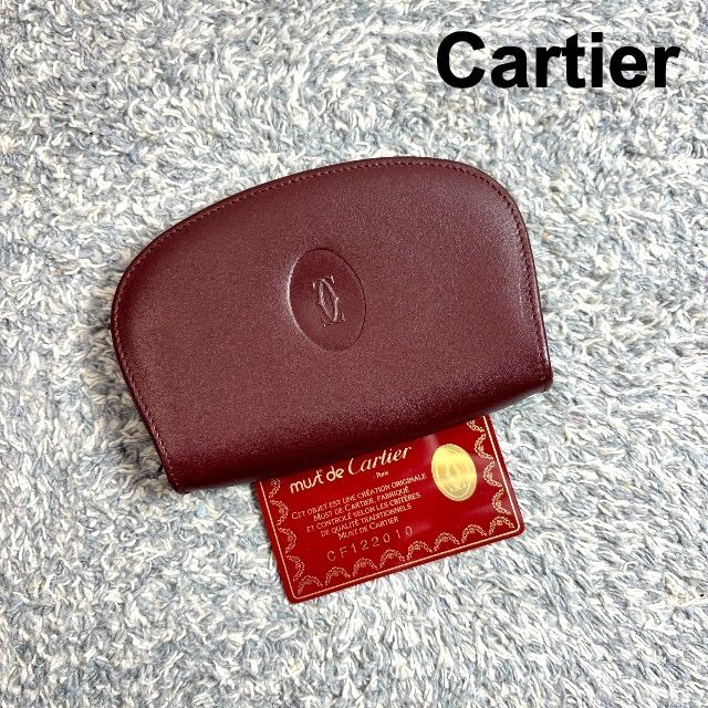 未使用】Cartier カルティエ コインケース 小物入れ ポーチ マスト