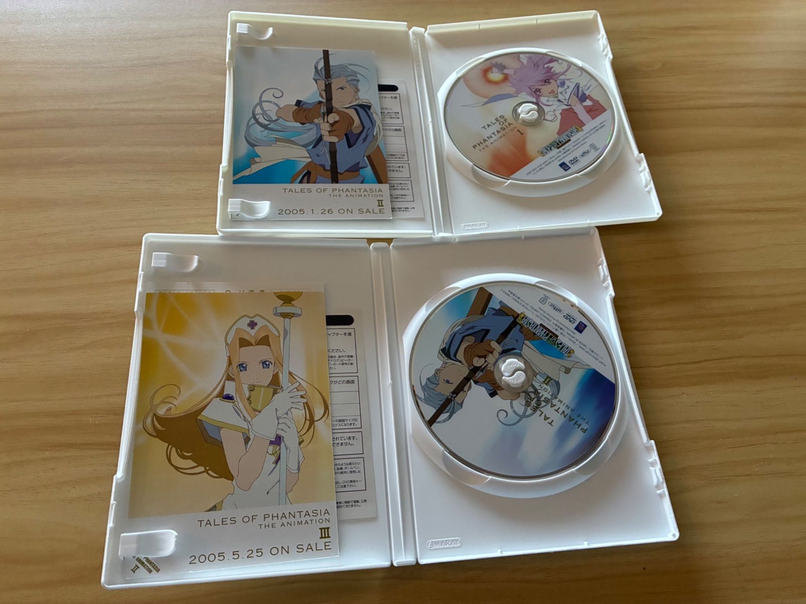 中古］TALES OF PHANTASIA THE ANIMATION Ⅰ-Ⅱ + TALES OF SYMPHONIA