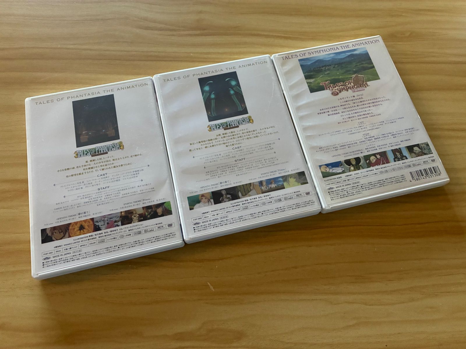 中古］TALES OF PHANTASIA THE ANIMATION Ⅰ-Ⅱ + TALES OF SYMPHONIA