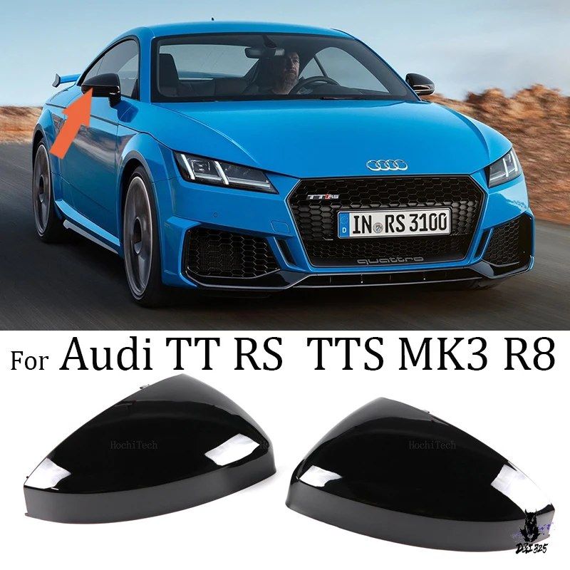 Audi TT/TTS/TT RS/R8 用 カーボン柄サイドミラーカバー 8,160円