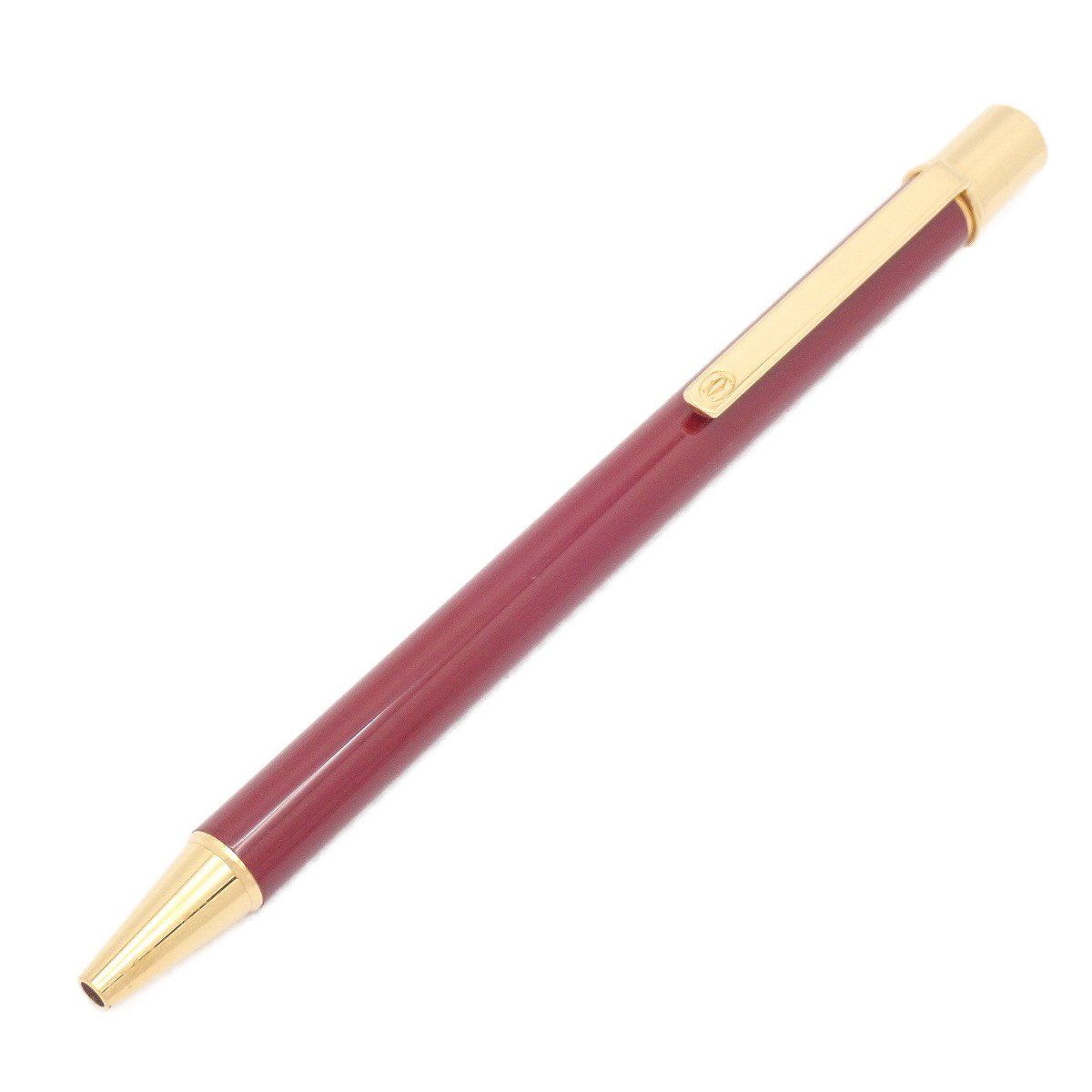 Cartier カルティエ マスト2 ボールペン ボルドー×ゴールド【いおき