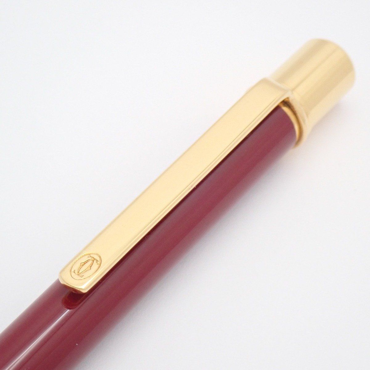 Cartier カルティエ マスト2 ボールペン ボルドー×ゴールド【いおき