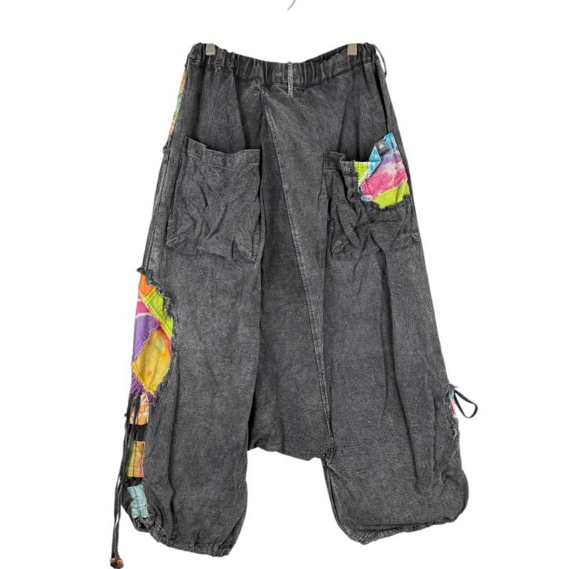 EL RODEO エルロデオ サルエルパンツ ワイドパンツ ブラック グレー