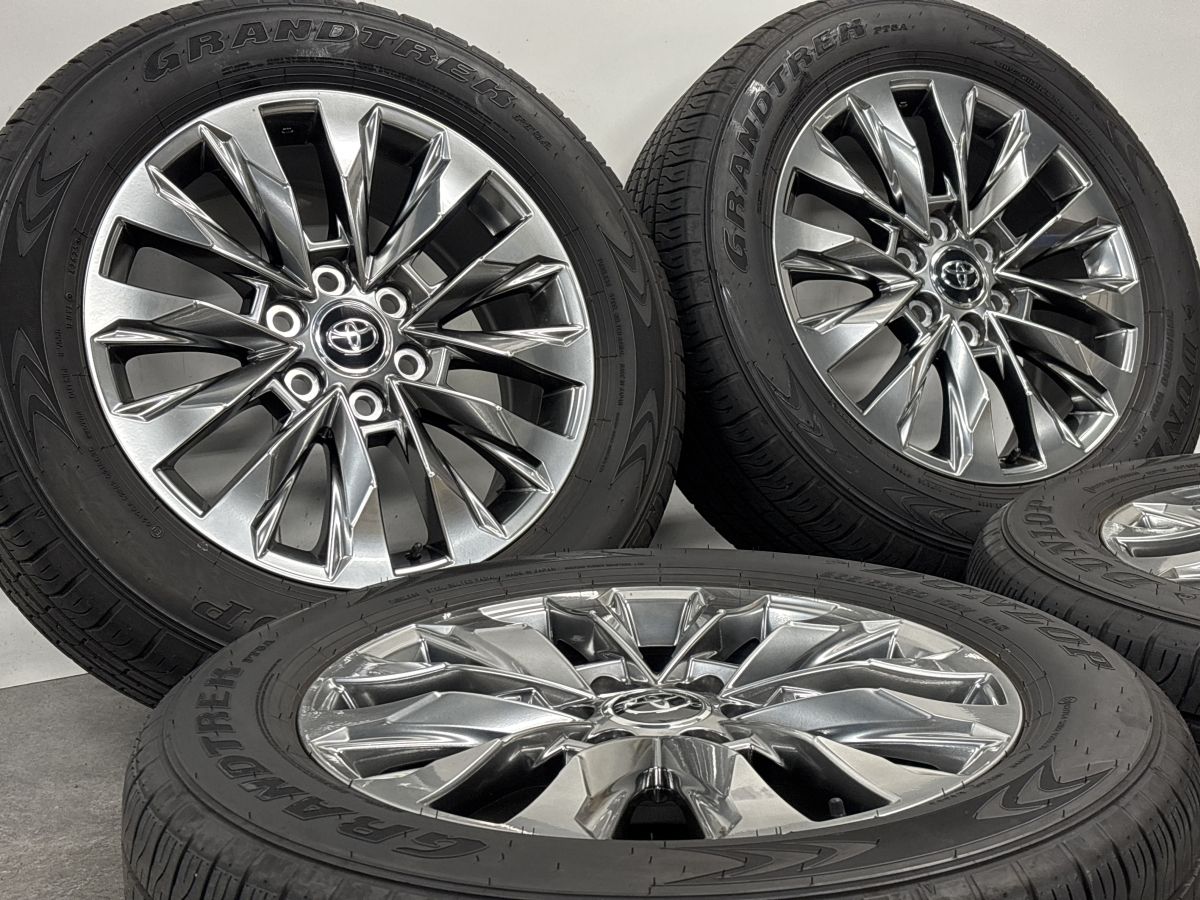 美品 バリ溝】トヨタ ランドクルーザー300 ZX 純正 20in 8J +60 PCD139