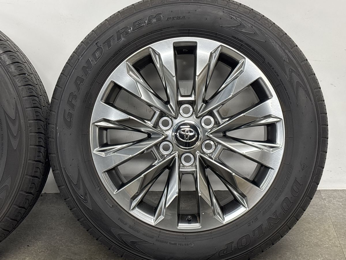 美品 バリ溝】トヨタ ランドクルーザー300 ZX 純正 20in 8J +60 PCD139