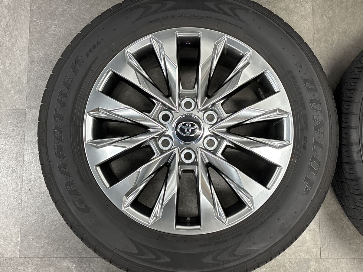 美品 バリ溝】トヨタ ランドクルーザー300 ZX 純正 20in 8J +60 PCD139