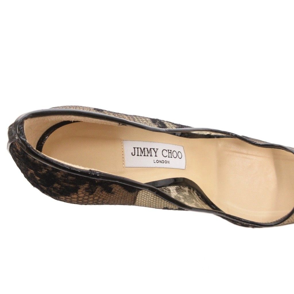 ジミーチュウ JIMMY CHOO パンプス ポインテッドトゥ レース ジミーチュウ JIMMY CHOO パンプス ポインテッドトゥ レース