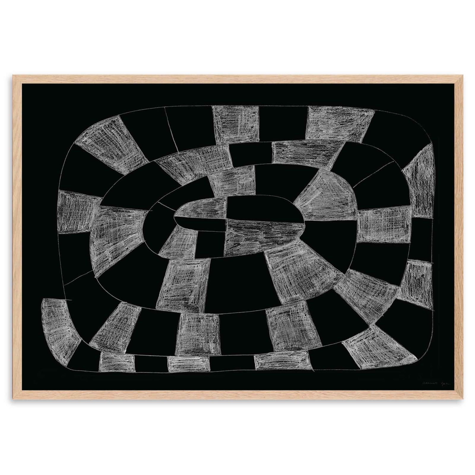 Atelier Cph アートポスター 50×70cm Stitched No 189 アトリエシーピーエイチ 北欧 インテリア/98x189-50x70