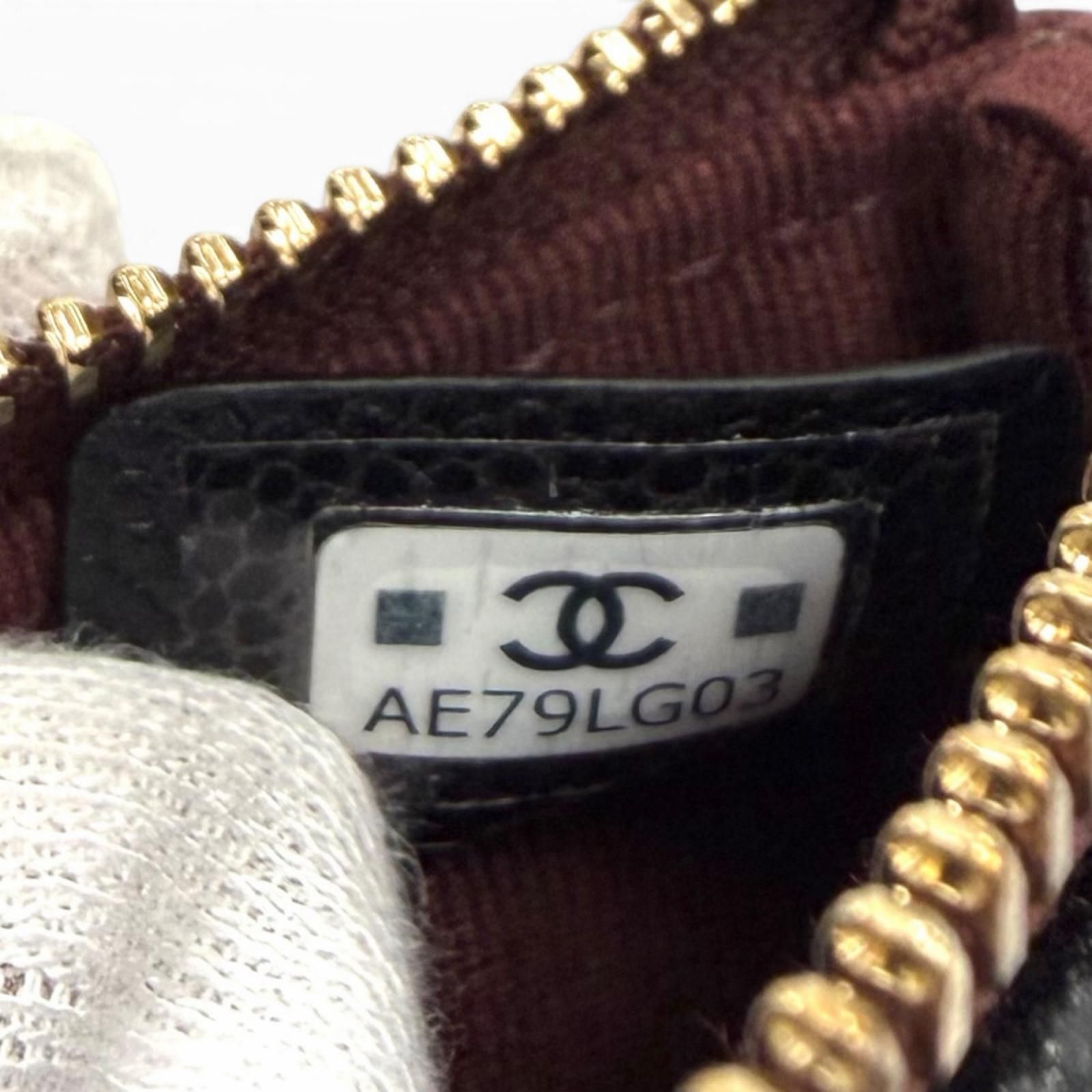 極美品☆CHANEL シャネル クラシック スモール ジップ ポーチ