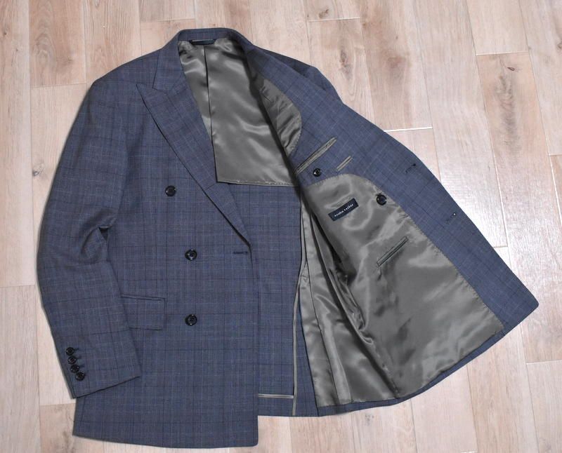 定価12万4300円】新品 Azabu tailor LoroPiana ZELANDR ダブルスーツ