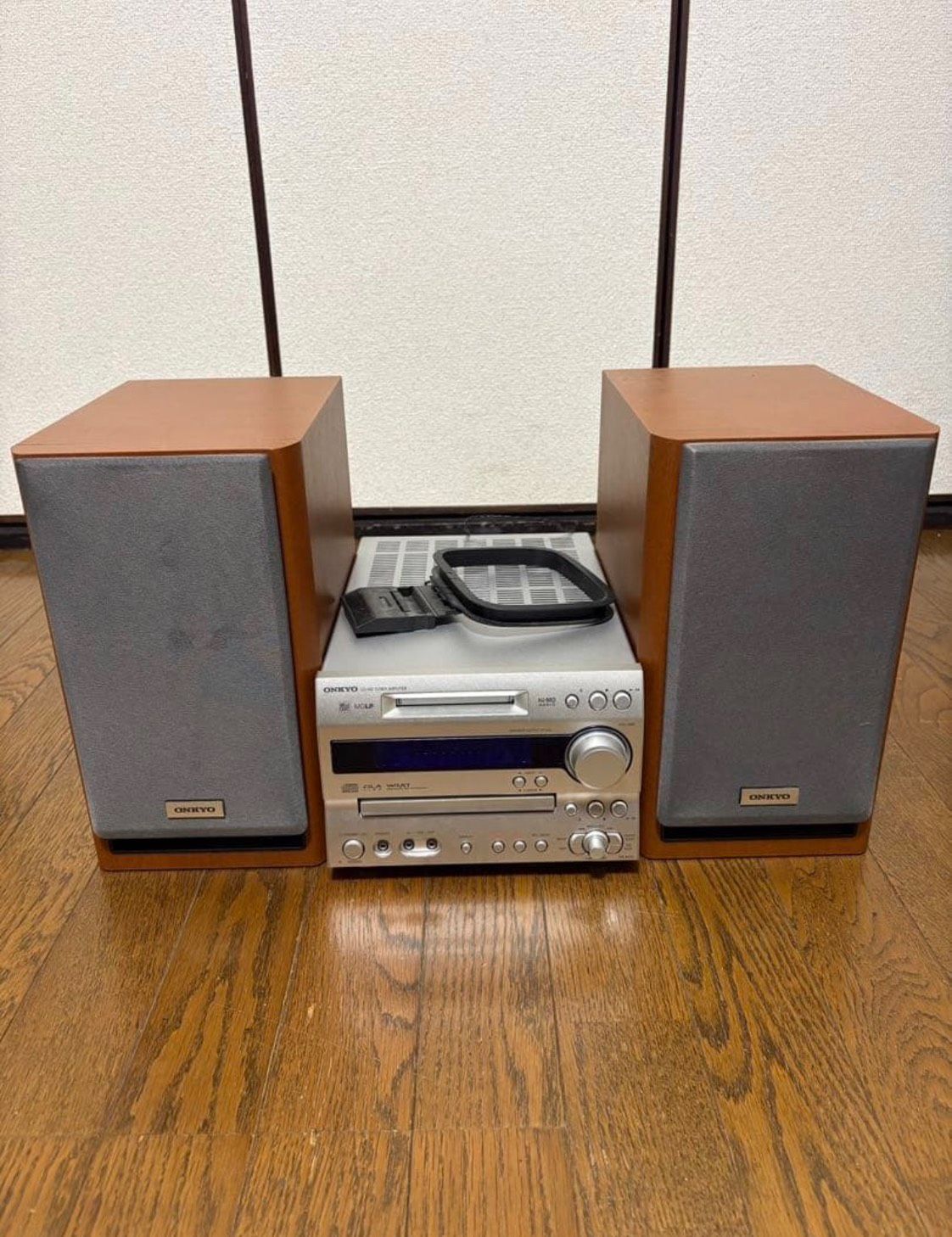 ONKYO ミニコンポ 本体 スピーカーセット - メルカリ