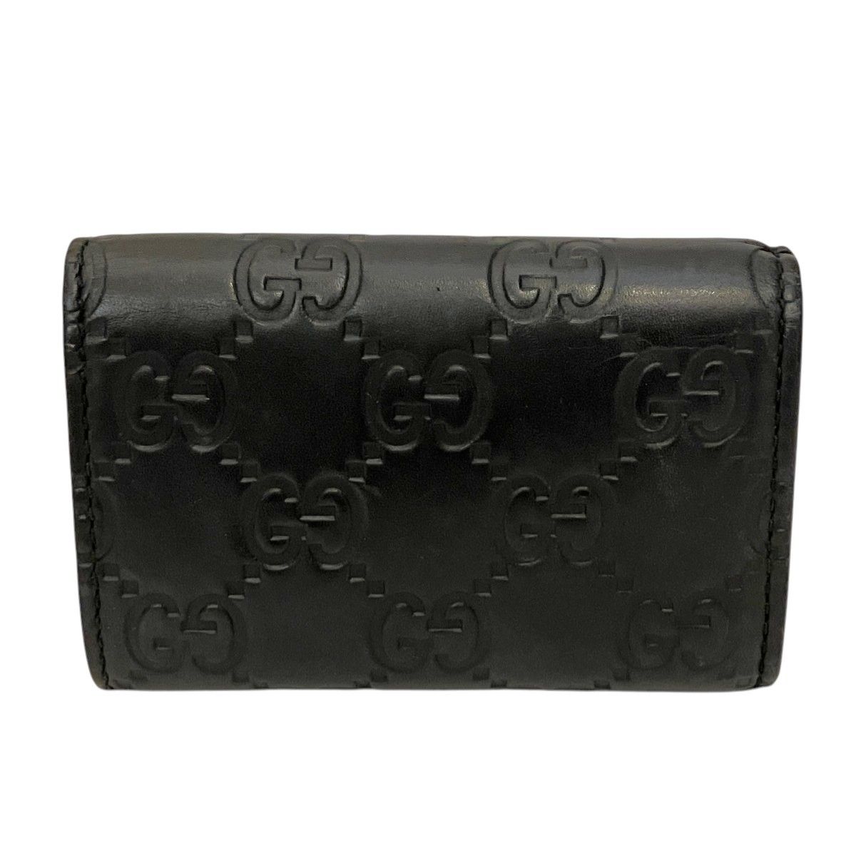 グッチ GUCCI 6連キーケース グッチシマ キーケース レザー 388682