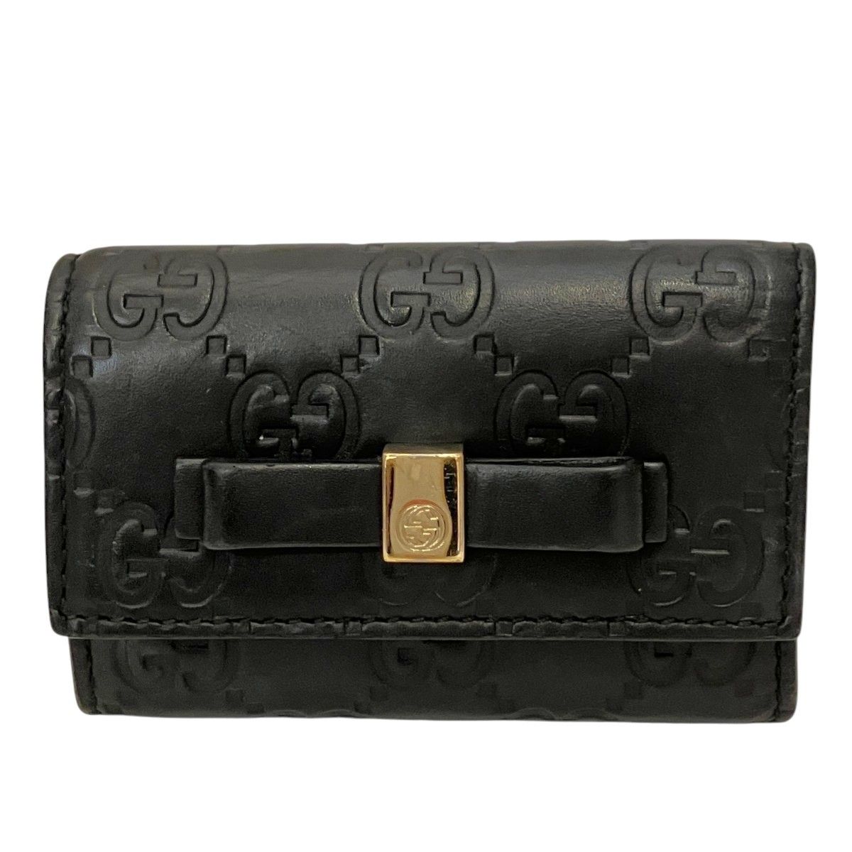 グッチ GUCCI 6連キーケース グッチシマ キーケース レザー 388682
