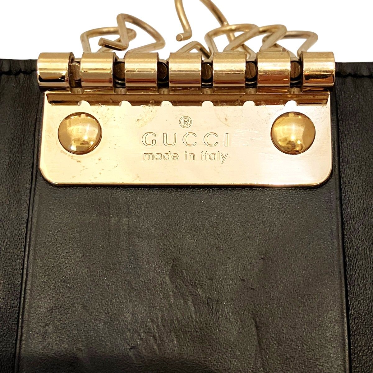 グッチ GUCCI 6連キーケース グッチシマ キーケース レザー 388682