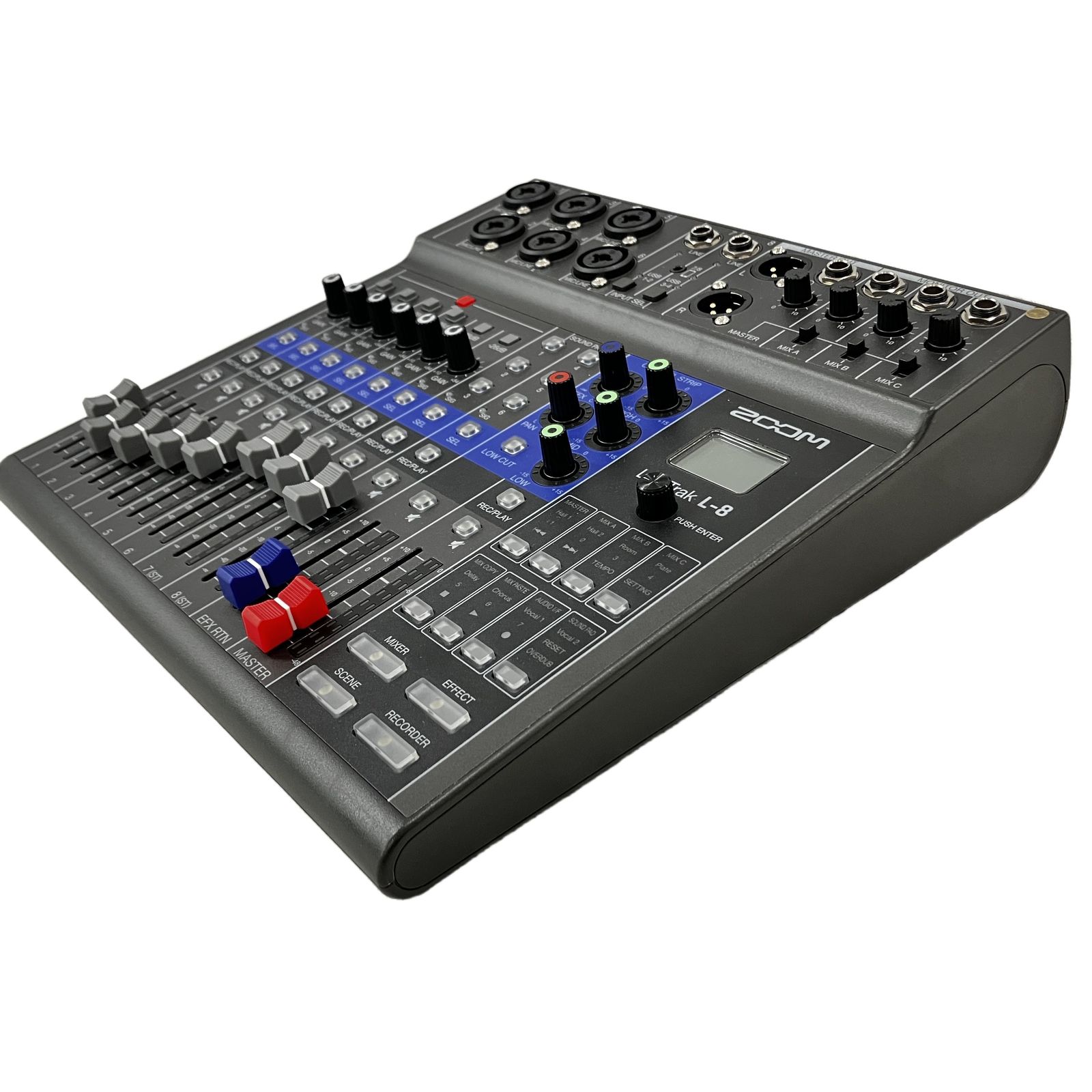 ZOOM LiveTrak L-8 ポータブル デジタルミキサー レコーダー 8トラック