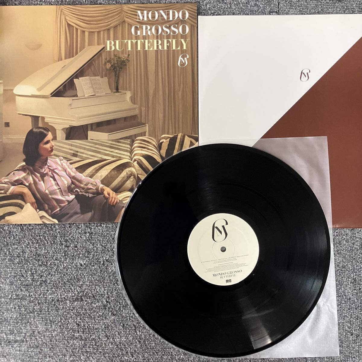 MONDO GROSSO/BUTTERFLY/REAL EYES AIJT5077 /レコード/record/LP