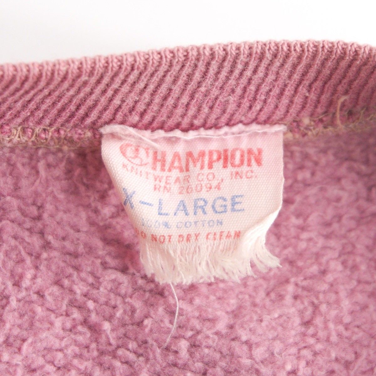 60s/ランタグ】CHAMPION【フロッキープリント スウェット】XL 60年代