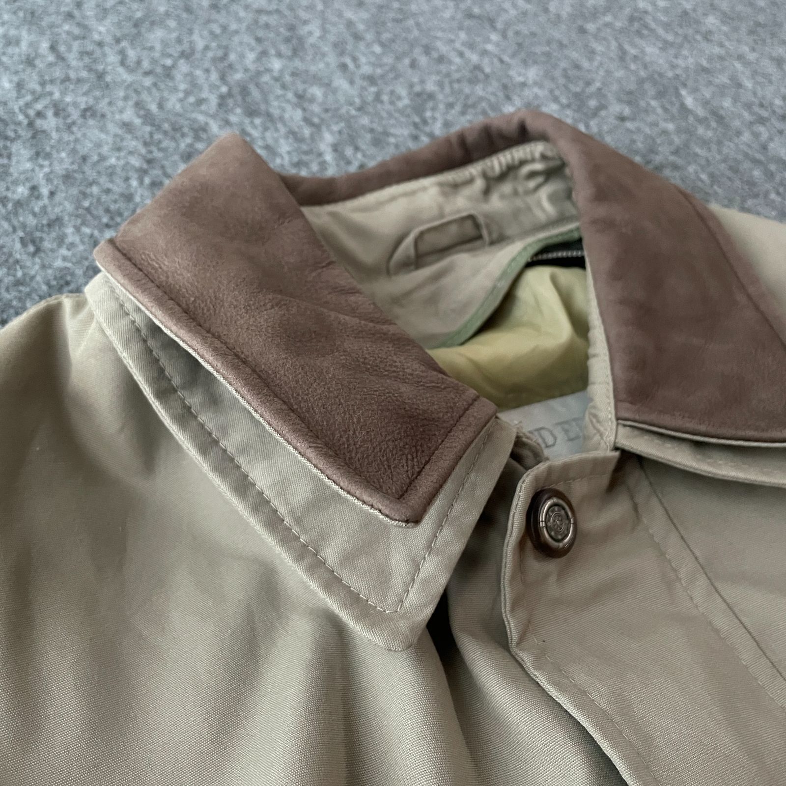 【美品】LONDON FOG ダブル ロング丈 USA製 90s 00s LONDON FOG デザインジャケット ブルゾン LIMITED EDITION