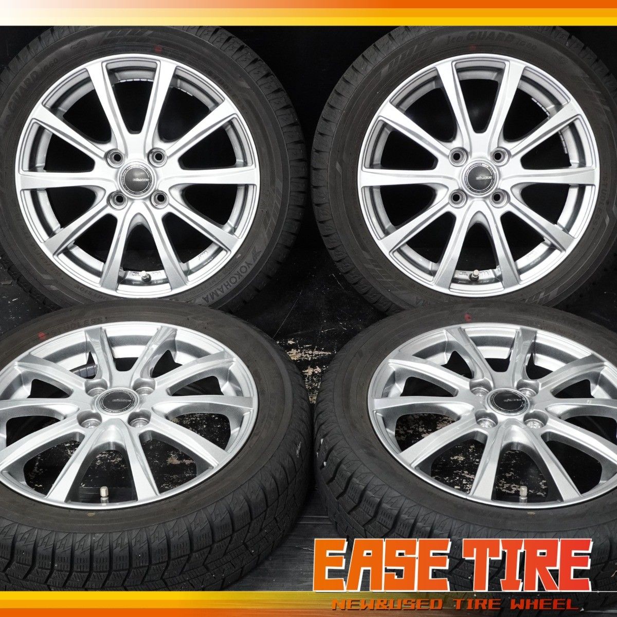 22年製 バリ山 ヨコハマ iceGUARD iG60 / MILLOUS 【 165/65R15 / 4.5J