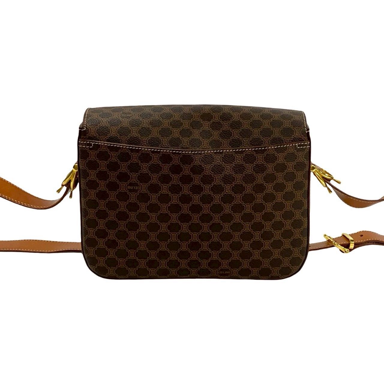 極 美品 CELINE セリーヌ マカダム ブラゾン トリオンフ 柄 ロゴ 馬車