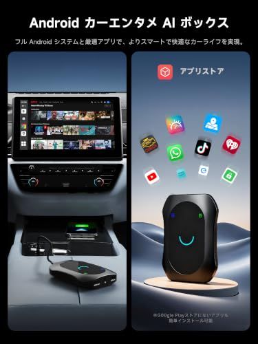 CarPlay AI Box [カープレイ ai ボックス] ワイヤレスCarPlay・Android