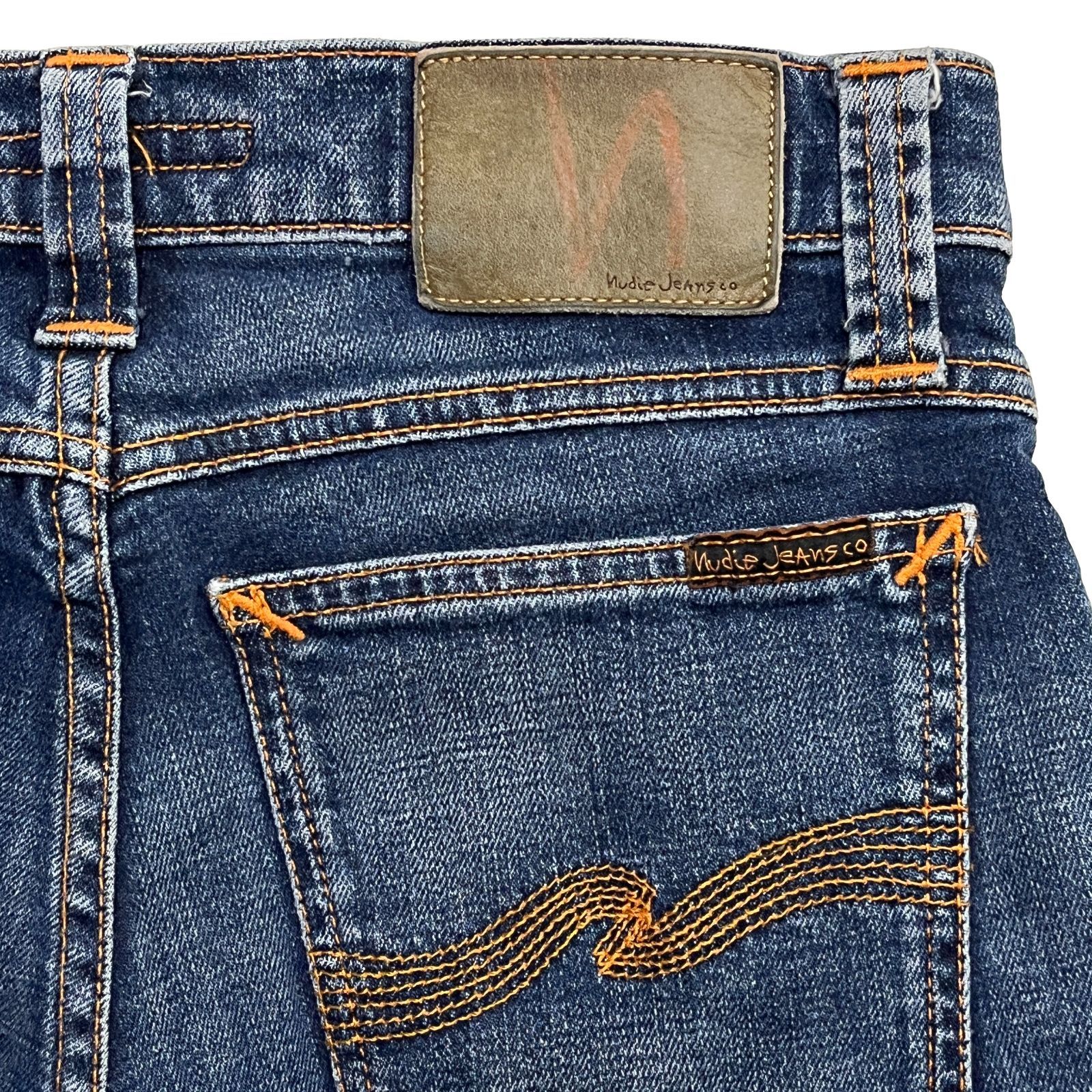 USED／30x32】NUDIE JEANS TIGHT LONG JOHN タイトフィット ウォッシュ 