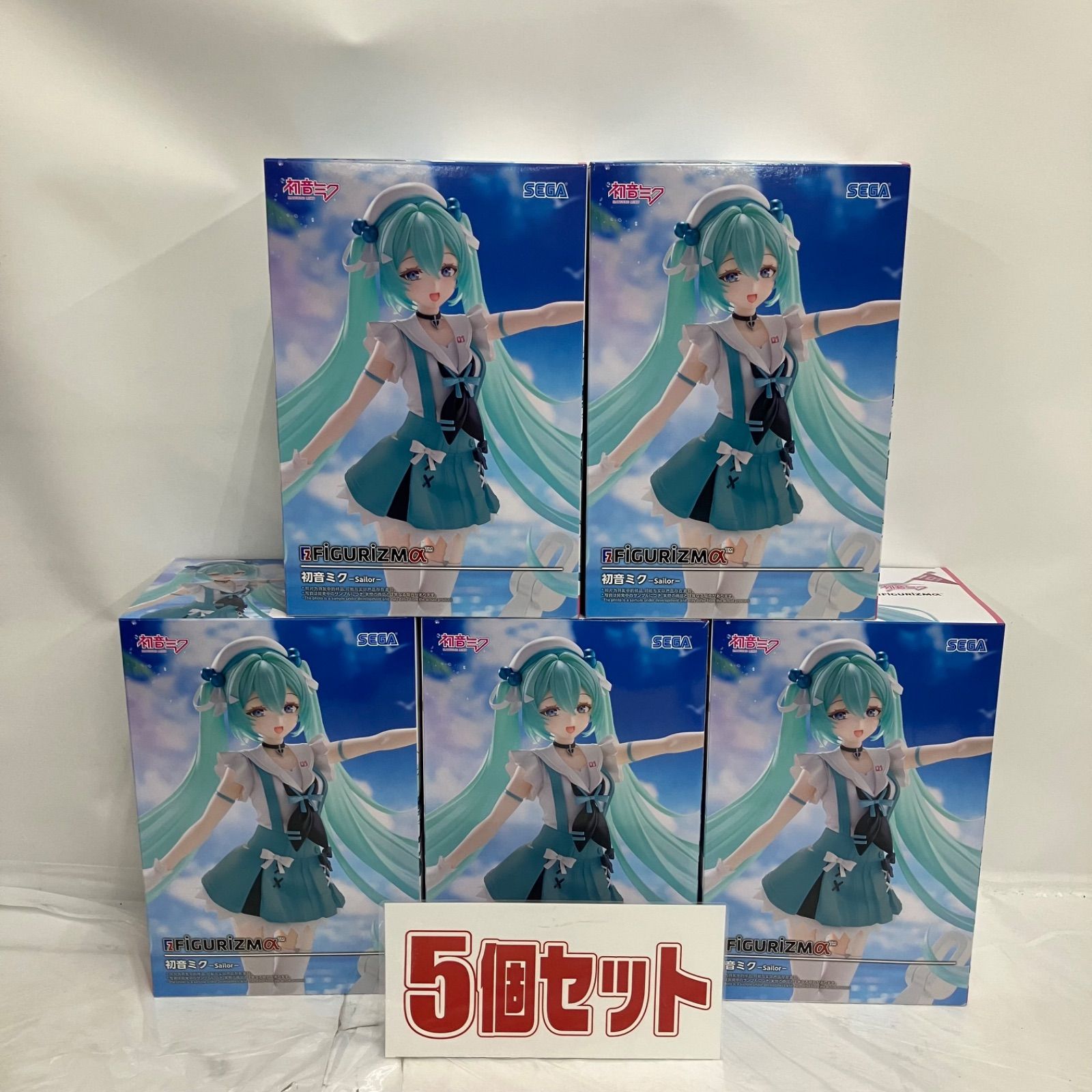 【セール中!!】初音ミク フィギュア 5体セット 未開封 初音ミク FiGURiZMα Sailor フィギュア 5個セット LFK409 f107