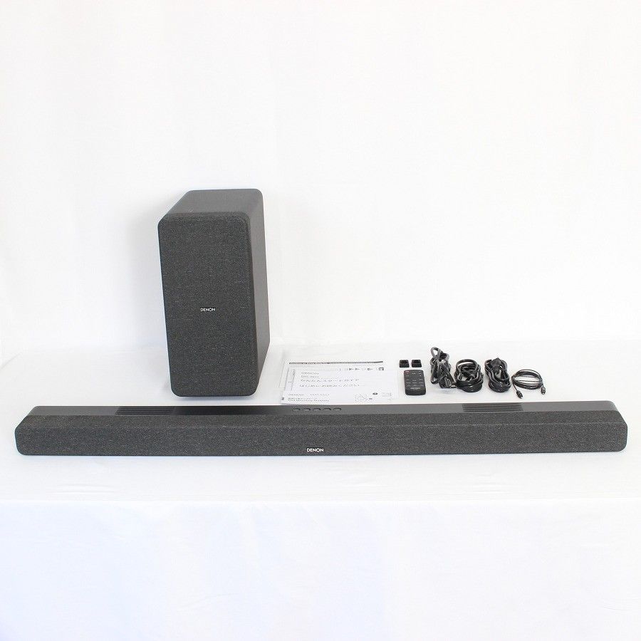 中古美品 DENON デノン DHT-S517 サウンドバー 箱有り 美品】DENON DHT-S517 ブラック サウンドバー ワイヤレスサブウーハー