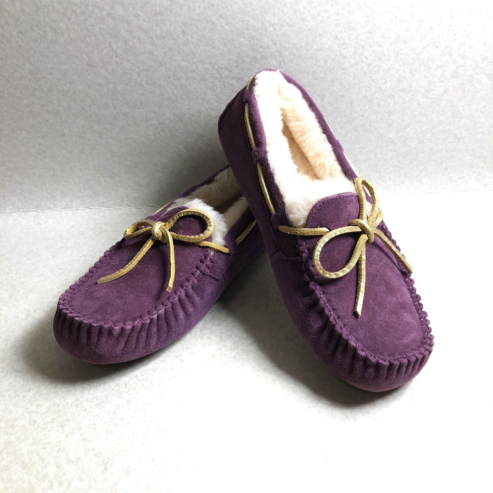 専用になりました。UGG W DAKOTA モカシン 6 パープル D1744 UGG アグ DAKOTA ダコタ モカシン シューズ パープル 24