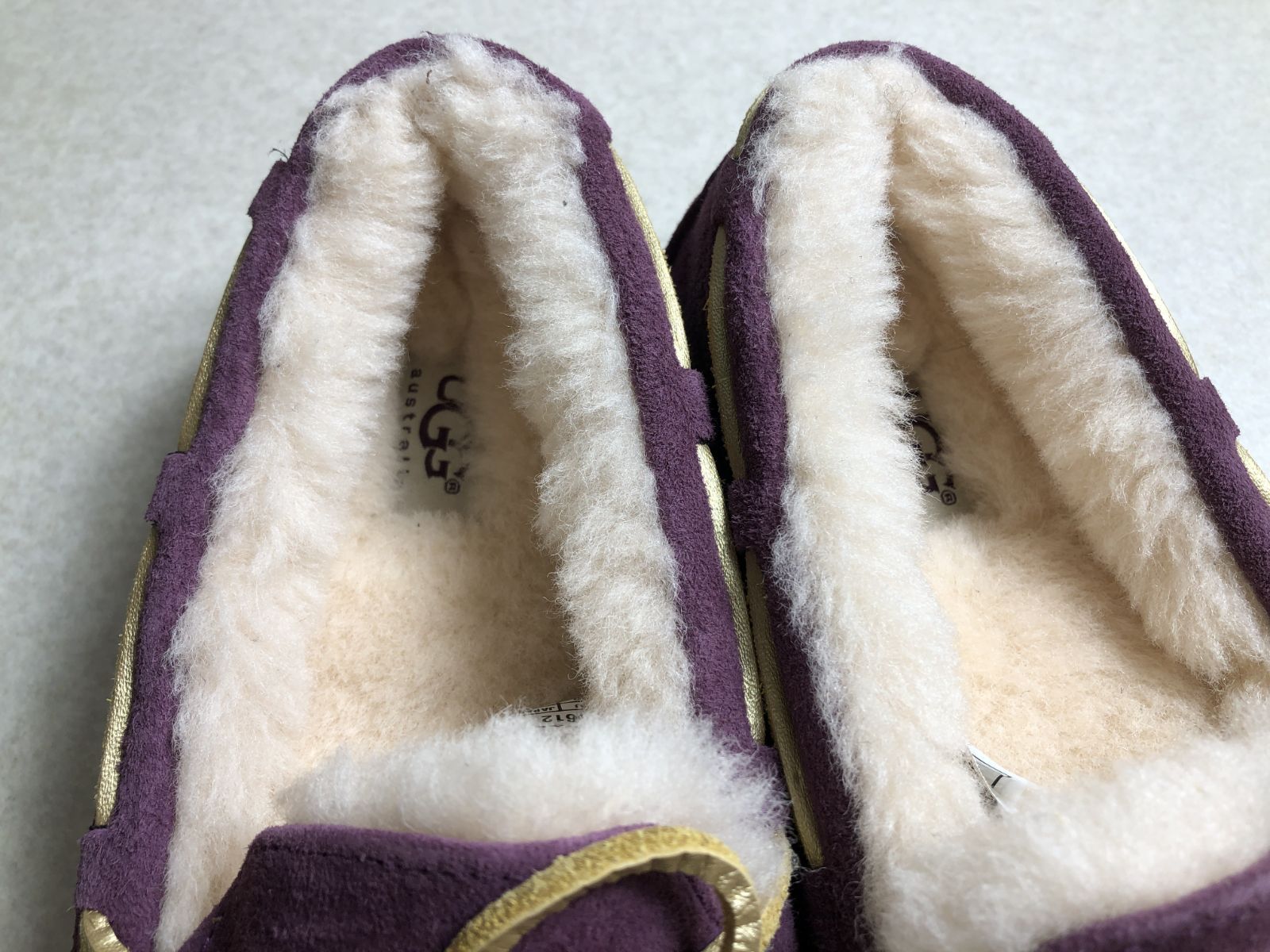 D1744 UGG アグ DAKOTA ダコタ モカシン シューズ パープル 24