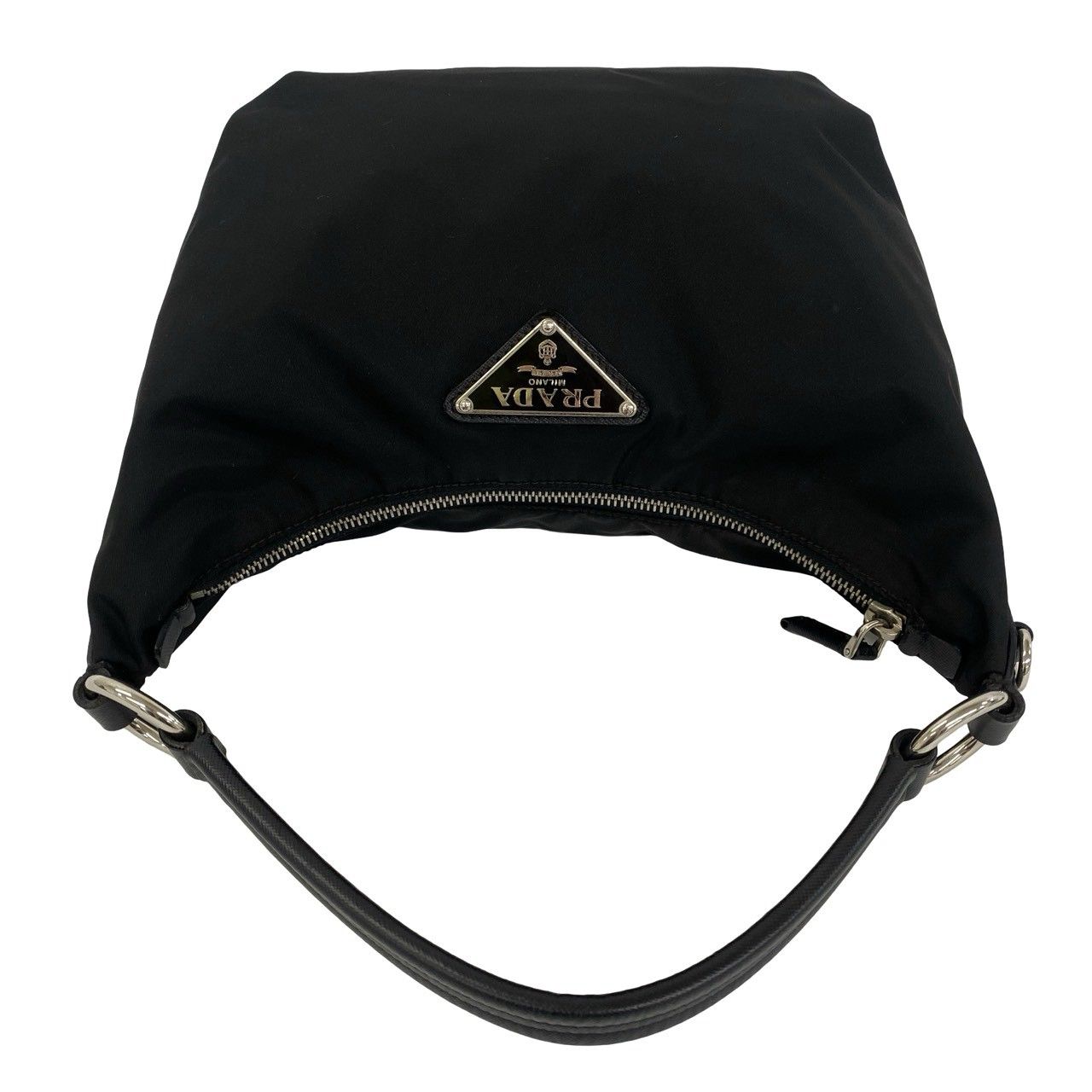 極 美品 PRADA プラダ 三角ロゴ 金具 テスート ポコノ ナイロン