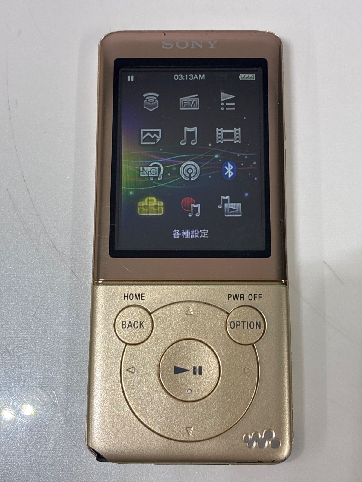 SONY ウォークマン NW-S774 スピーカー付きセット ゴールド ジャンク品