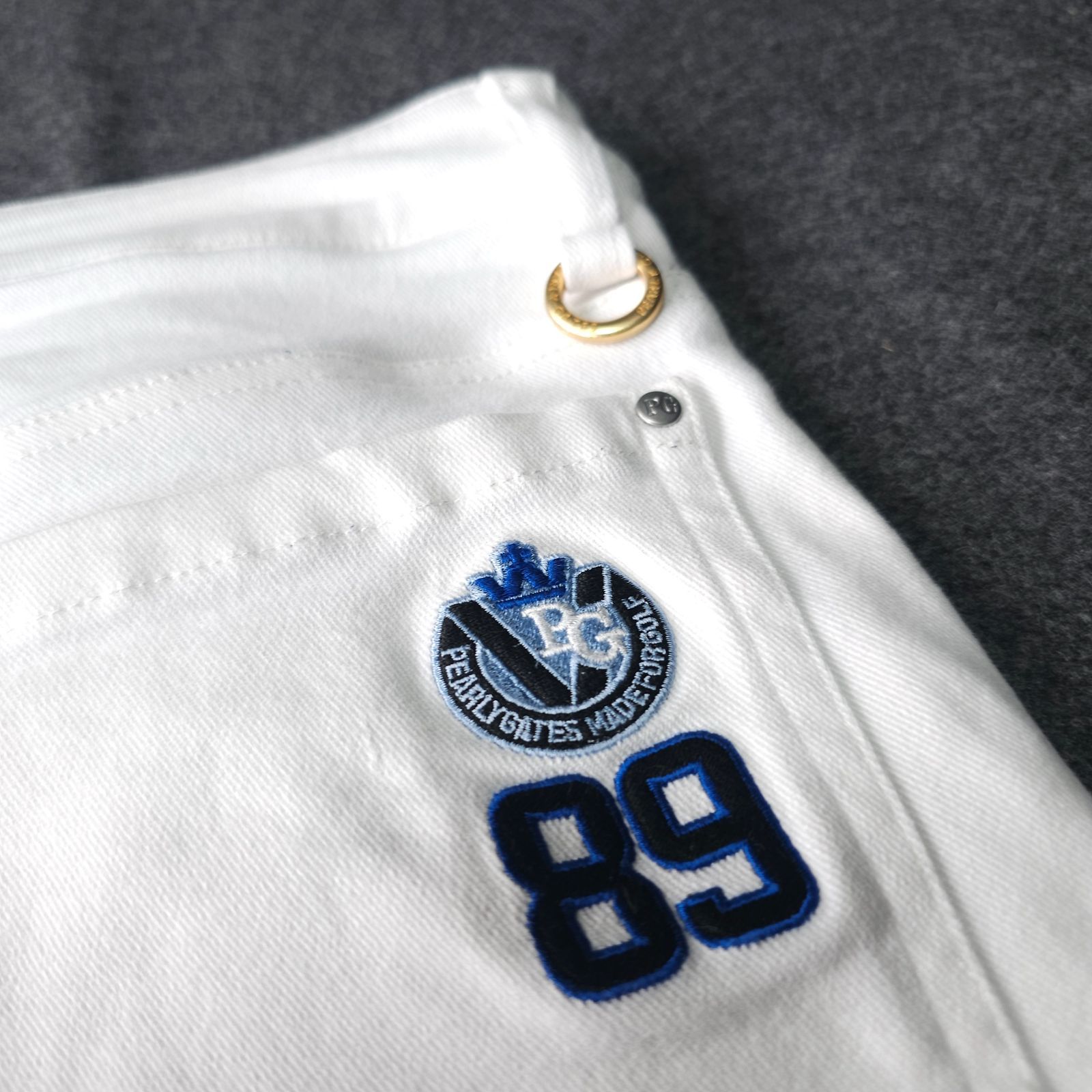 👌値下げ交渉受付中】美品 PEARLY GATES 近年モデル ストレッチ ロゴ