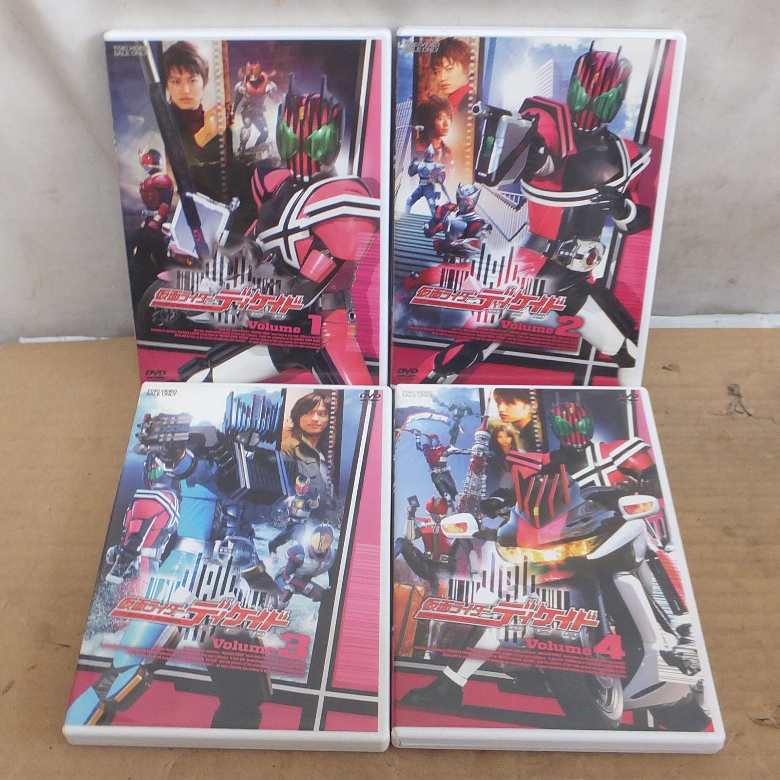 S764【希少】仮面ライダーディケイド DVD 全7巻セット セル版 全巻