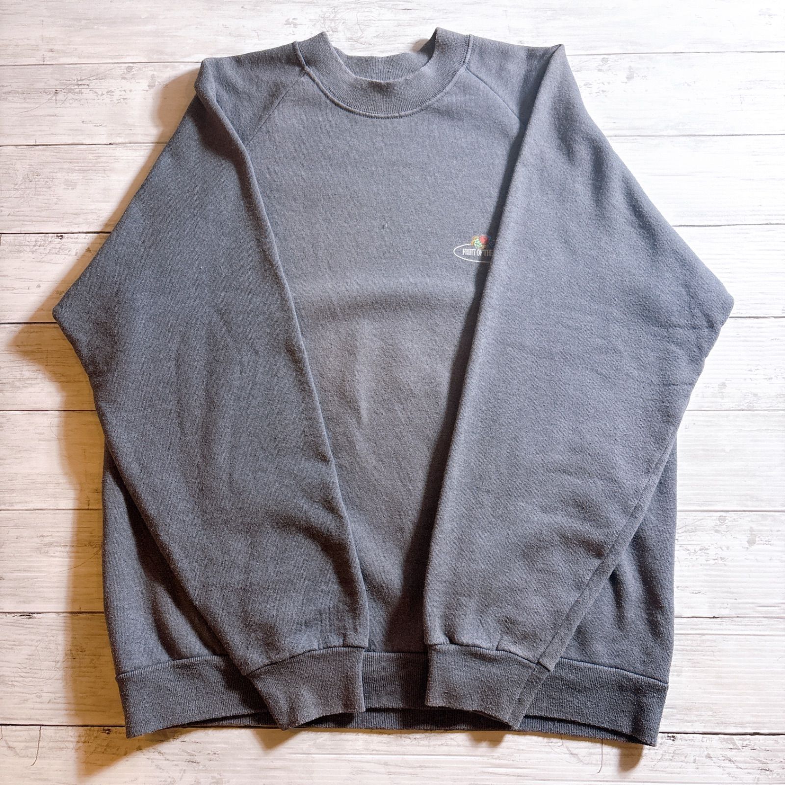 USA製】FRUIT OF THE LOOM SWEATSHIRT フルーツオブザルーム グレー
