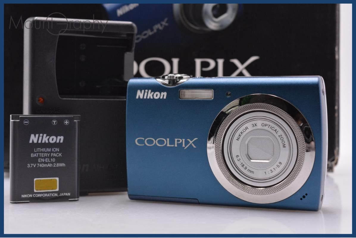 難あり ニコン Nikon COOLPIX S230 3x 元箱、バッテリー、充電器付属 同梱無料 #kj364 8,036円