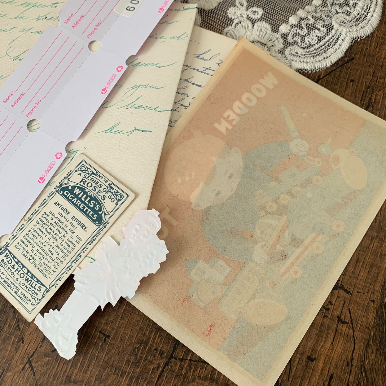 ヴィンテージ紙ものセット 洋書絵本・グリーティングカード
