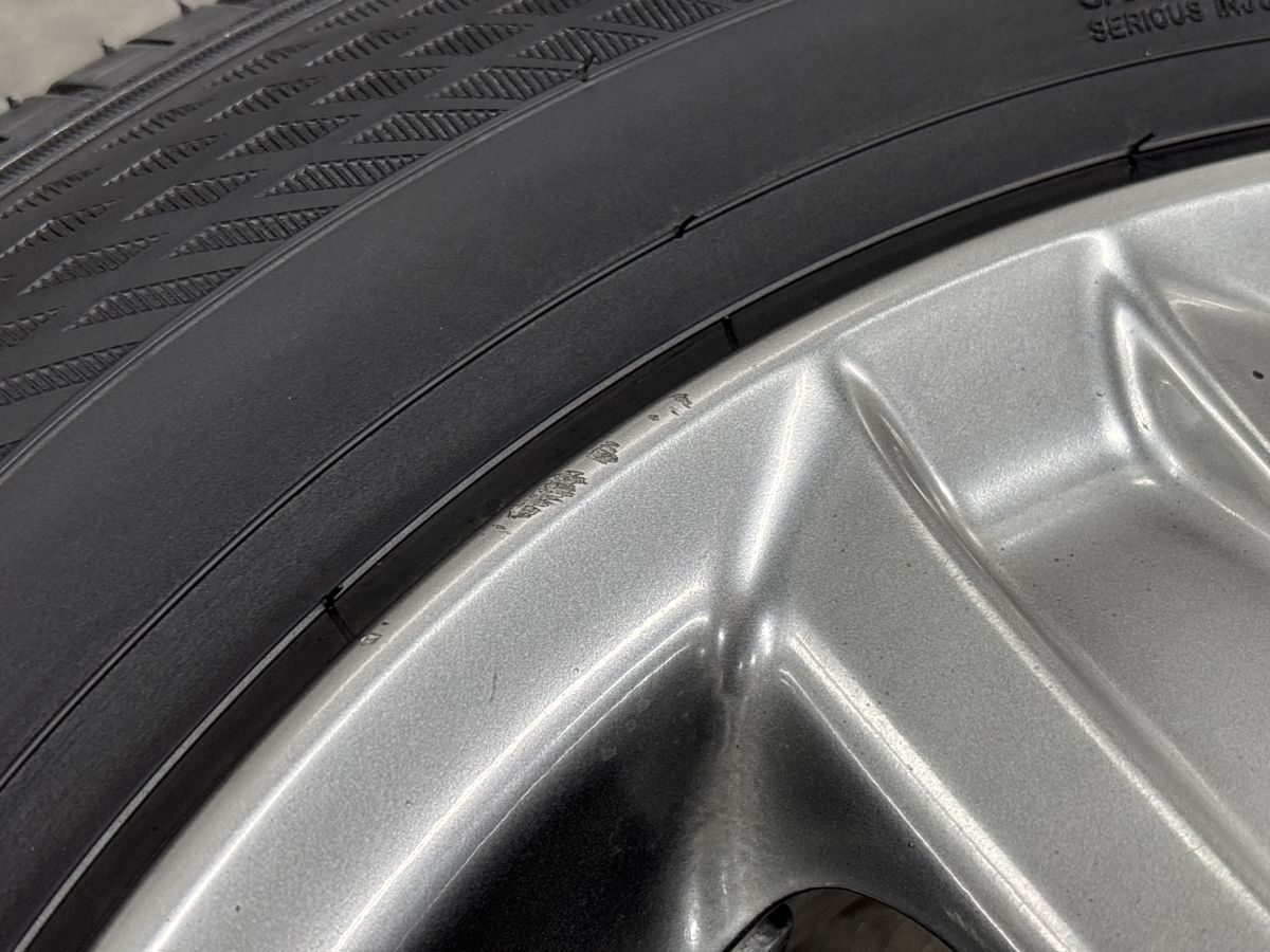 超バリ溝】トヨタ iQ 純正 15in 5J +45 PCD100 グッドイヤー エフィ