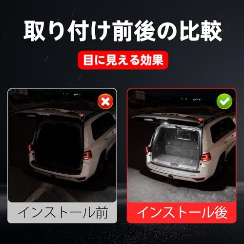 【新品・未開封】ランドクルーザー300系　電動テールゲート　高輝度LED K◇電動テールゲート照地灯 2021-2026年式 令和3年～令和8年 トヨタ