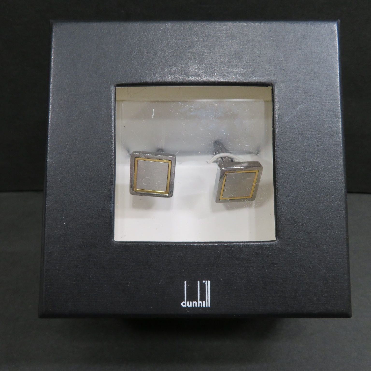 4857☆カフス□アルフレッドダンヒル(ALFRED DUNHILL)□送料込み