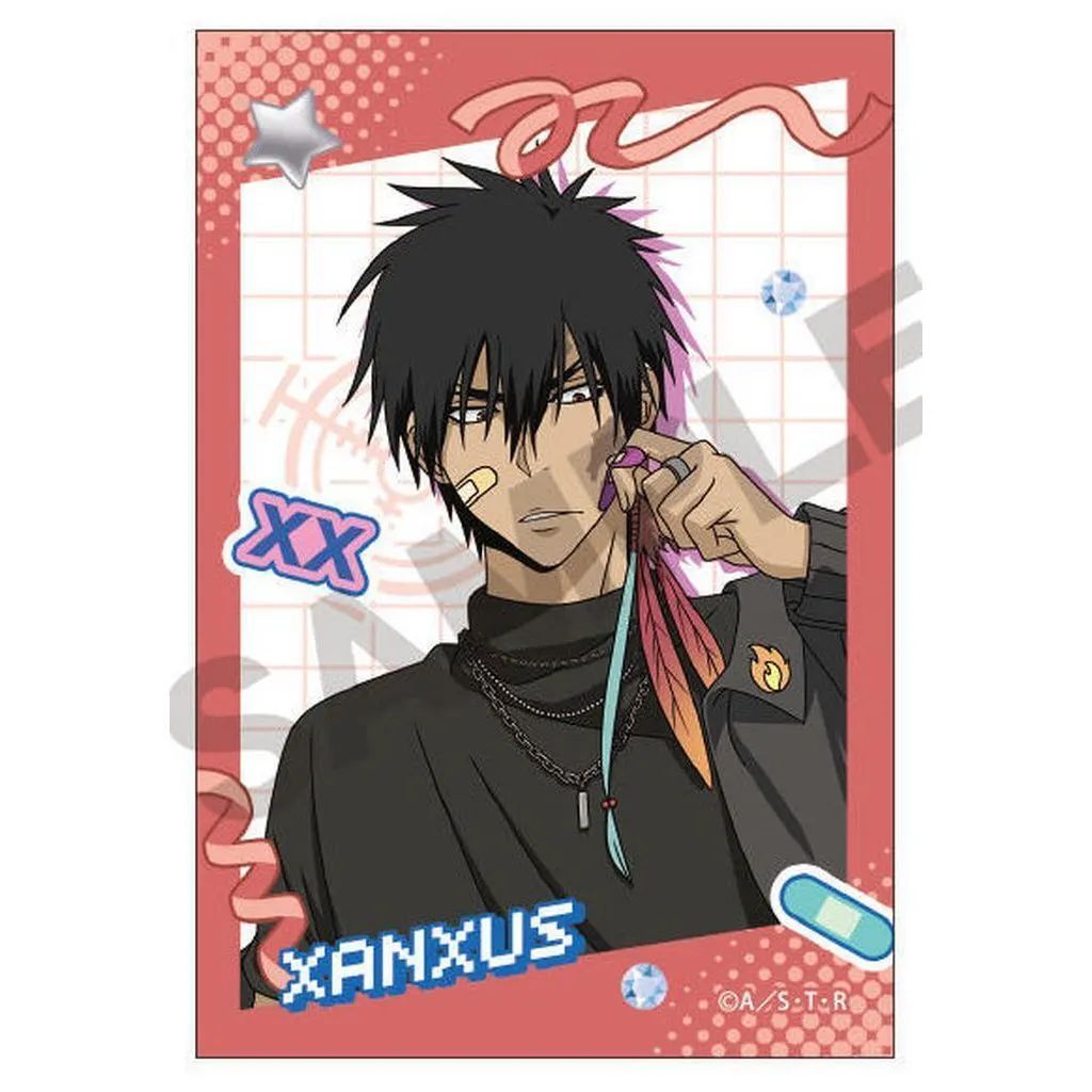 中古】バッジ・ビンズ XANXUS デコラファッション アート缶バッジ
