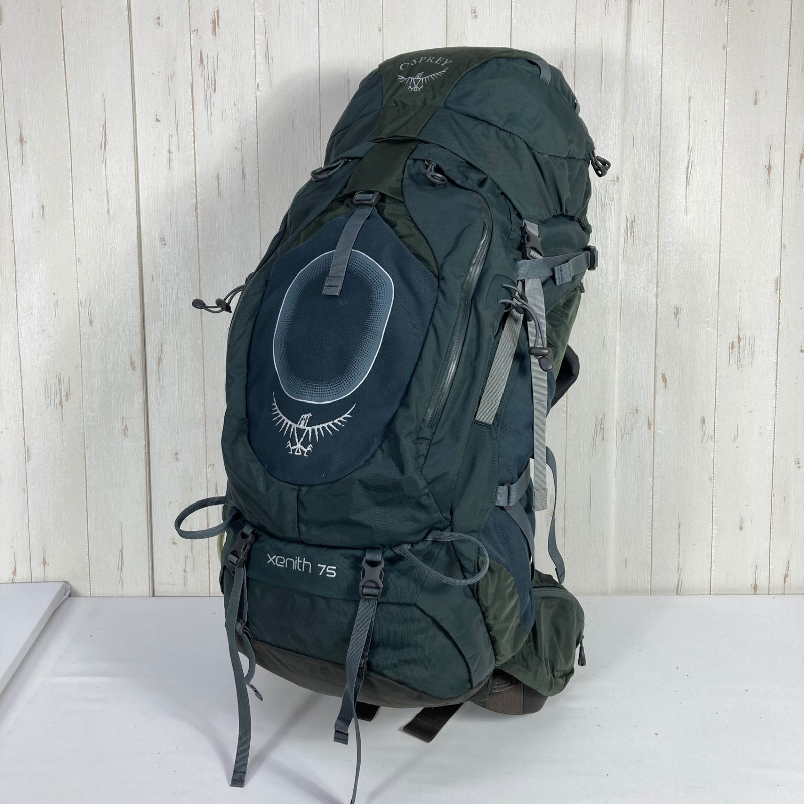 ?️Men's M グリーン系 Osprey ( オスプレー ) ジーニス75 Xenith 75 75L 大型バックパック ナイロン バッグ ストレージ バックパック 容量【55L～79L】 z00061177 容量【55L～79L】 バ
