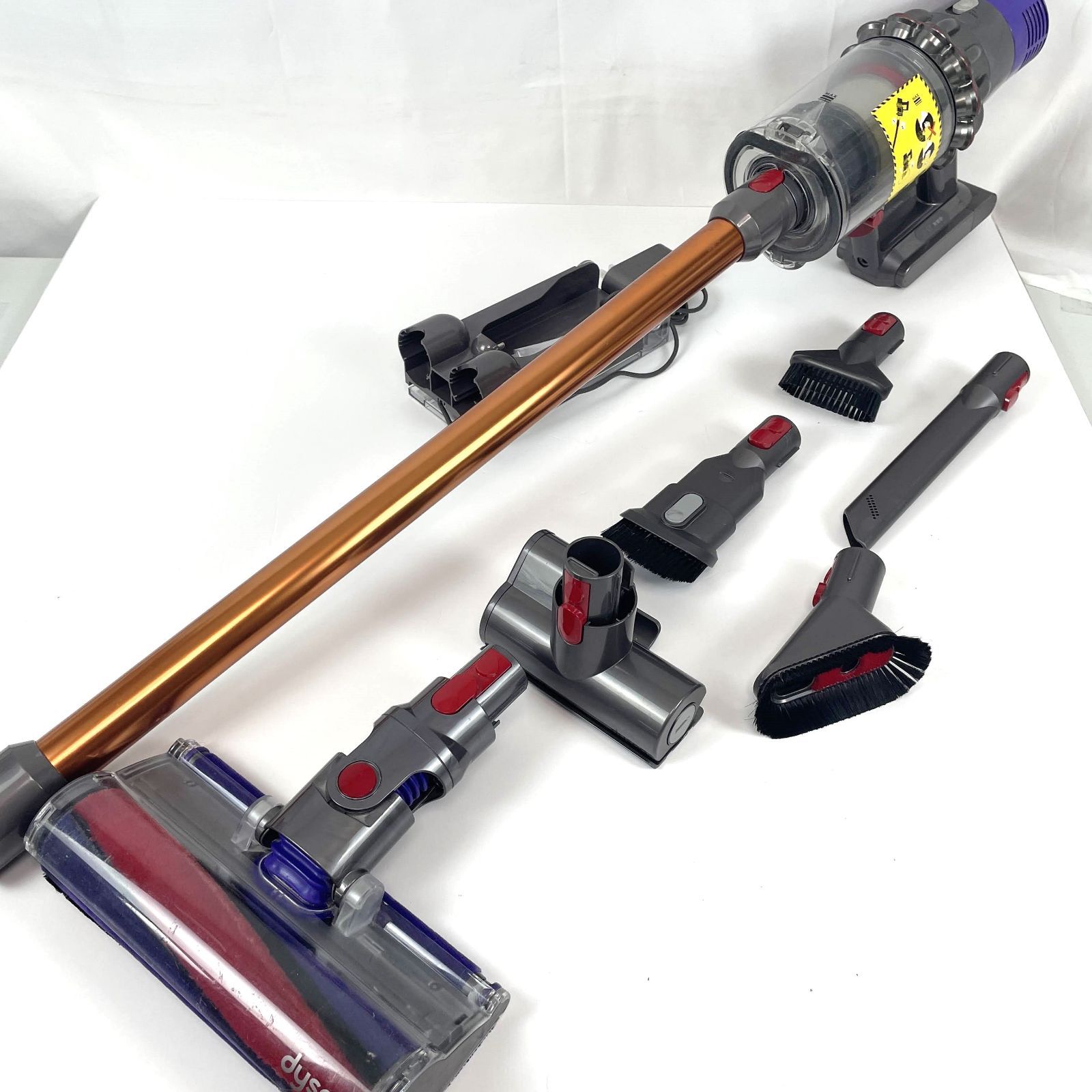 良品 Dyson V10 SV12 コードレス掃除機 収納用ブラケット 付属品多数 ダイソン y623