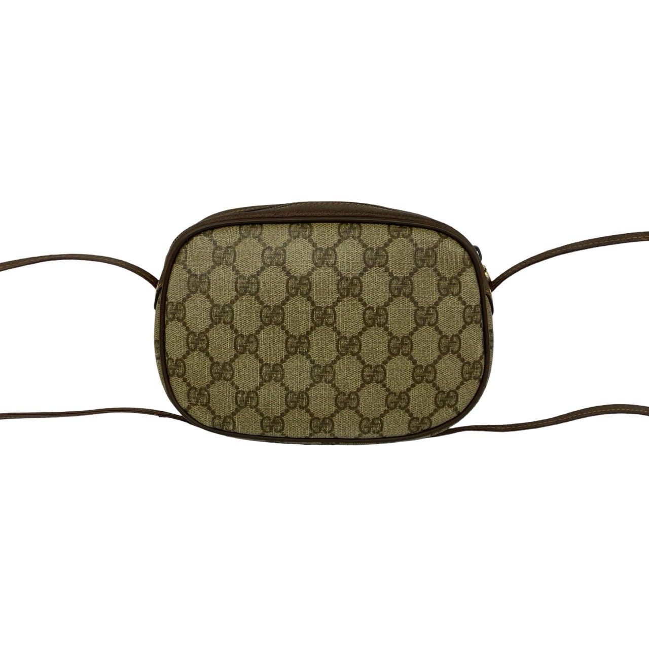 極 美品 GUCCI グッチ オールドグッチ シェリーライン GG ロゴ 柄 金具