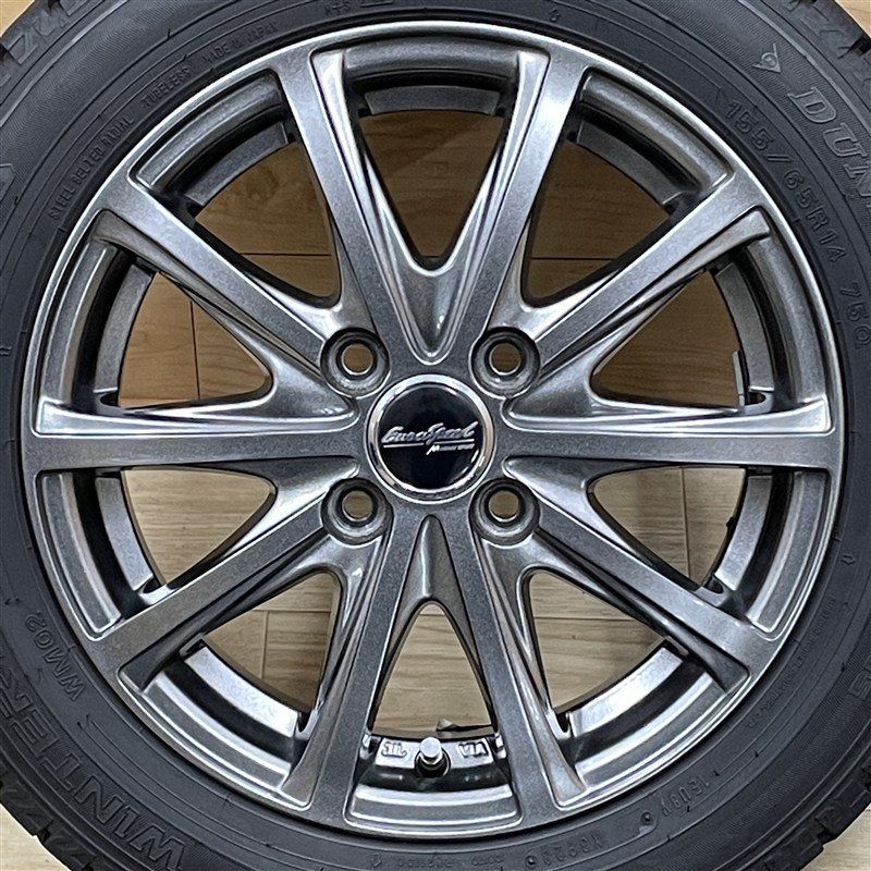 軽自動車 N-BOX等に 155/65R14 75Q ダンロップ WM02 2023年製